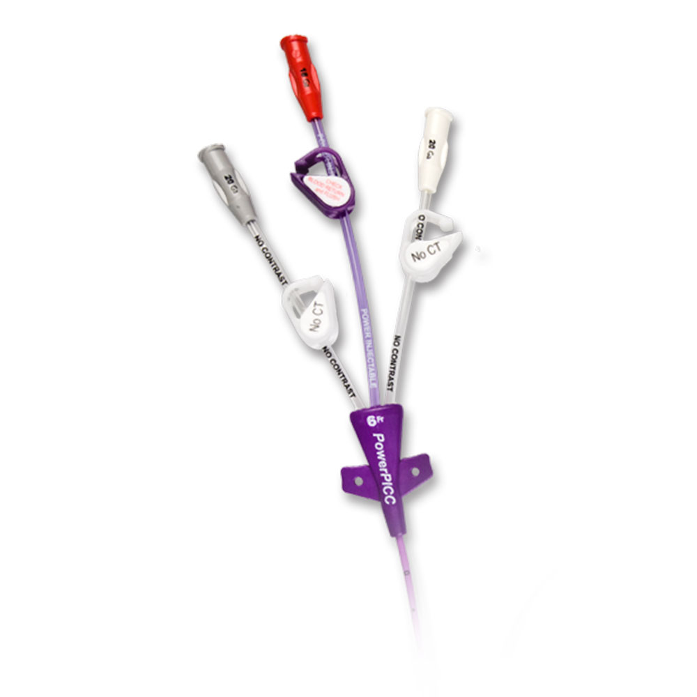 Dual Lumen Picc Line Difference In Colors